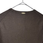 将图片加载到图库查看器，【中古】ミューズ ドゥーズィエムクラス Deuxieme Classe リブカットソー クルーネック 半袖 ブラウン 茶 i0526y01225
