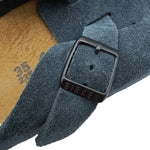 Load image into Gallery viewer, 【中古】ビルケンシュトック BIRKENSTOCK ボストン サンダル スエード 未使用 くすみネイビー i0717n00321
