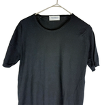 将图片加载到图库查看器，【中古】ジョンスメドレー JOHN SMEDLEY 半袖ニット ブラック S シーアイランドコットン j0310h0095

