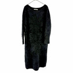 将图片加载到图库查看器，【中古】OUVRAGE CLASSE ウヴラージュクラス 起毛ニット ロングワンピース ブラック i1229m0028
