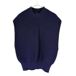 Load image into Gallery viewer, 【中古】LOEF ロエフ ウール100％ ニットベスト ネイビー レディース 上質 シンプル i1120h00510
