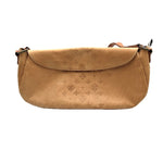 将图片加载到图库查看器，【中古】ラシット russet ショルダーバッグ レザー ロゴ柄 ヌメ革 おしゃれ ベージュ ライトブラウン i0710lq0176
