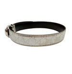 画像をギャラリービューアに読み込む, 【中古】GUCCI グッチ GG柄 ベルト シルバー レディース j0115lq013121
