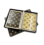 画像をギャラリービューアに読み込む, 【中古】Louis Vuitton ルイヴィトン モノグラム トランプ ゴールドエッジ カードゲーム i0926aq007110
