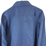 将图片加载到图库查看器，【中古】バーバリーブラックレーベル BURBERRY シャツ 長袖 コットン 無地 光沢 ダークブルー 青系 i0627aq01430
