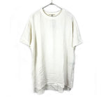 将图片加载到图库查看器，【中古】ガリャルダガランテ GALLARDA GALANTE リネン混カットソー ロング丈 透け感 オフホワイト 白系 i0417m0123
