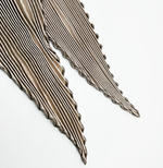 画像をギャラリービューアに読み込む, 【中古】HERMÈS エルメス プリーツ スカーフ ベージュ シルク 絹 ロングスカーフ i0926aq01493
