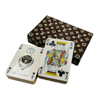 画像をギャラリービューアに読み込む, 【中古】Louis Vuitton ルイヴィトン モノグラム トランプ ゴールドエッジ カードゲーム i0926aq007110
