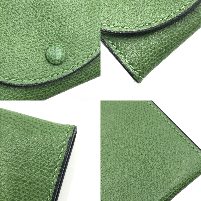 中古】ヴァレクストラ Valextra コインケース 小銭入れ ミニ財布