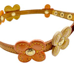 Load image into Gallery viewer, 【中古】ルイヴィトン Louis Vuitton チョーカー フラワー モチーフ レザー アクセサリー レディース i0717lq00538
