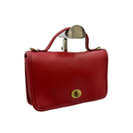 画像をギャラリービューアに読み込む, 【中古】コーチ COACH オールド レザー ハンドバッグ ターンロック 赤 レディース i1024oq00430
