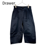 Load image into Gallery viewer, 【中古】ドゥロワー Drawer ワイドパンツ クロップドパンツ ネイビー 36 j0508k00277
