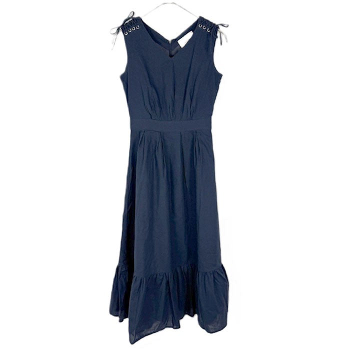 【中古】michellMacaron ミシェルマカロン ワンピース レースアップ 肩リボン i0911wq0083