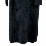 将图片加载到图库查看器，【中古】OUVRAGE CLASSE ウヴラージュクラス 起毛ニット ロングワンピース ブラック i1229m0028
