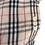 Load image into Gallery viewer, 【中古】バーバリー BURBERRY 半袖シャツ 定番チェック柄 ロゴ刺しゅう ベージュ系 i0710lq02127
