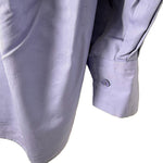 Load image into Gallery viewer, 【中古】ブラミンク BLAMINK コットン ブラウス シャツ ラベンダー パープル 光沢 長袖  上品 きれいめ シルク i0908h00127
