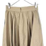 画像をギャラリービューアに読み込む, 【中古】セオリーリュクス Theory luxe フレアスカート コットン 薄手 ミディ丈 ベージュ i0807n0065
