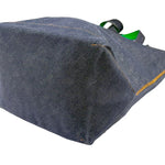 将图片加载到图库查看器，【中古】Drawer ドゥロワー ノベルティ デニム トートバッグ ネイビー 軽量 i0908h0033
