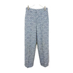 将图片加载到图库查看器，【中古】ドゥロワー Drawer テーパードパンツ ツイード ミックス生地 ブルー系 ホワイト i0619a00357
