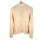 将图片加载到图库查看器，【中古】ルトロワ Letroyes カーディガン Vネック コットン 透け感 ペールオレンジ うすだいだい色 i0619wq05110
