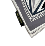 画像をギャラリービューアに読み込む, 【中古】エミリオプッチ EMILIO PUCCI スカーフ モノトーン シルク レディース j0115lq02560
