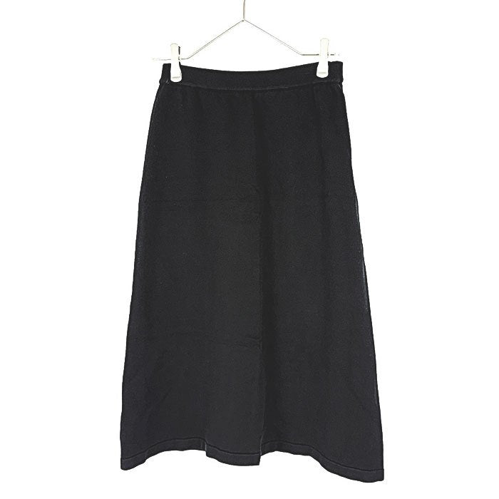 【中古】SLOANE スローン ニットスカート ストレッチ ブラック h1227n0080