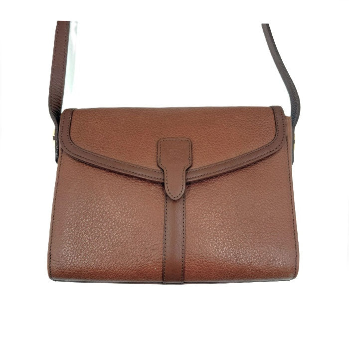 中古】バーバリー BURBERRY ショルダーバッグ レザー 内側チェック 