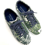 Load image into Gallery viewer, 【中古】コールハーン COLE HAAN スニーカー 葉柄 ボタニカル 軽量 未使用 グリーン系 緑 i0722n00216
