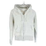 将图片加载到图库查看器，【中古】Drawer ドゥロワー パーカー ライトグレー 裏起毛 ジップアップ コットン100％ i1031h0025
