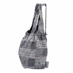 Load image into Gallery viewer, 【中古】ドゥロワー Drawer ノベルティ エコバッグ 折りたたみ グレー ロゴ 総柄 トートバッグ 軽量 i1222h0076
