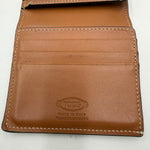 画像をギャラリービューアに読み込む, 【中古】TOD'S トッズ 二つ折り財布 ブラウン レザー 本革 イタリア製 i0926aq00950
