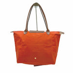 画像をギャラリービューアに読み込む, 【中古】Longchamp ロンシャン トートバッグ オレンジ ナイロン×レザー バッグ i1029pq03310
