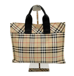 画像をギャラリービューアに読み込む, 【中古】バーバリー BURBERRY トートバッグ ノバチェック ベージュ ハンドバッグ レディース A4収納可 i1029pq00135
