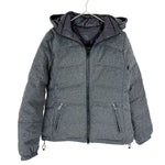 将图片加载到图库查看器，【中古】La TOTALITÉ ラ トータリテ ダウンジャケット リバーシブル グレー ウール i0410wq0094
