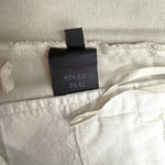 Load image into Gallery viewer, 【中古】ルヴェルソーノアール Le Verseaunoir ひざ丈台形スカート コットン ストレッチ ライトベージュ i0703n0084
