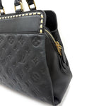 Load image into Gallery viewer, 【中古】ルイヴィトン LOUIS VUITTON ヴォージュ ノワール ハンドバッグ ステッチ エンボス ブラック 黒 h1125aq029810
