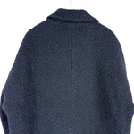 画像をギャラリービューアに読み込む, 【中古】KNOTT ノット ウールコート ネイビー シンプル 上品 i0807n0213
