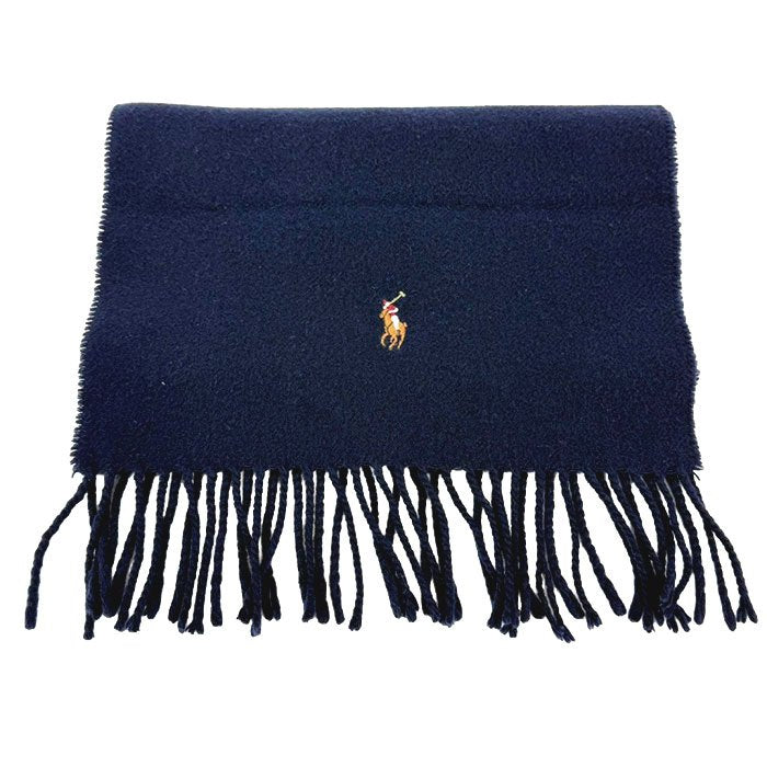 【中古】Polo Ralph Lauren ポロラルフローレン マフラー ウール ギフト 防寒 i0410wq0393