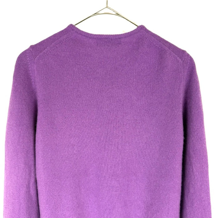 【中古】ドゥロワー Drawer ニットカーディガン カシミヤ クルーネック ライトパープル 紫 i0623k0073