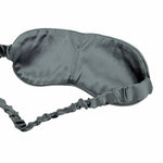 Load image into Gallery viewer, 【中古】ドゥロワー Drawer ノベルティ アイマスク グレー 巾着付き ロゴ 非売品 未使用 h1216y0031
