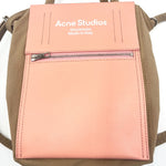 将图片加载到图库查看器，【中古】アクネストゥディオズ Acne Studios ショルダーバッグ ペイパリーナイロントートバッグ ベージュ サーモンピンク h0506aq007
