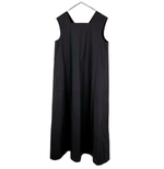 将图片加载到图库查看器，【中古】Drawer ドゥロワー ロングワンピース ブラック ノースリーブ Vネック レディース j0209y00238
