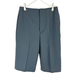 将图片加载到图库查看器，【中古】BLAMINK ブラミンク ハーフパンツ ウール100％ きれいめ ハーフパンツ グリーン i1104h00315
