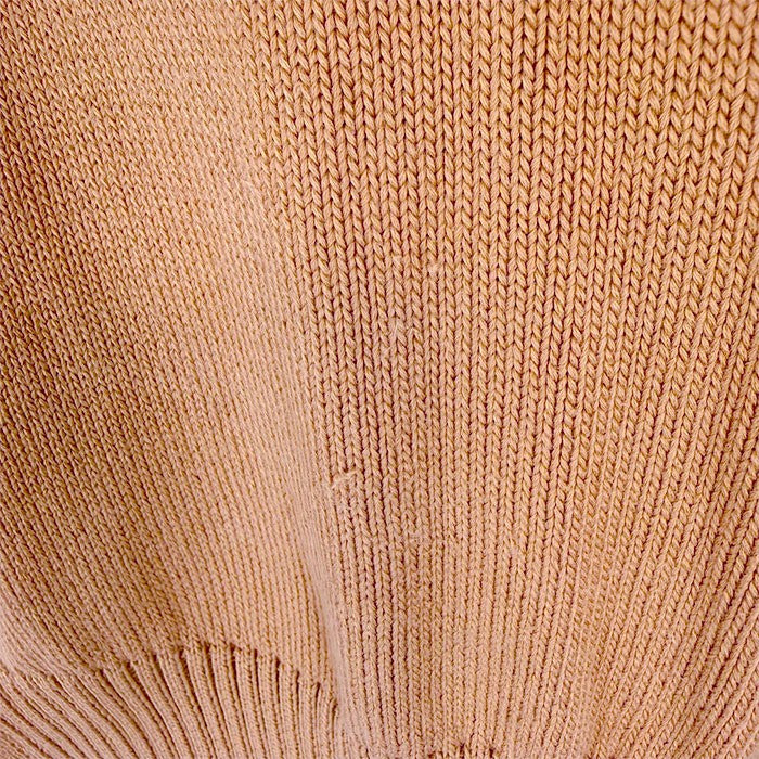 【中古】ドゥロワー Drawer ブラウン 7Gコットン 天竺Vネック カーディガン i0512y00718