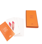 Load image into Gallery viewer, 【中古】HERMES エルメス ノッティングカード オレンジ ボックス付き ガイドカード j0312wq0205
