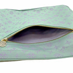 将图片加载到图库查看器，【中古】russet ラシット ショルダーバッグ ミントグリーン ナイロン×レザー 軽量 i1012oq0085
