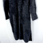 将图片加载到图库查看器，【中古】OUVRAGE CLASSE ウヴラージュクラス 起毛ニット ロングワンピース ブラック i1229m0028
