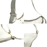 Load image into Gallery viewer, 【中古】フルラ FURLA ショルダーバッグ 半月型 レザー おしゃれ オフホワイト 白系 i0522lq02813
