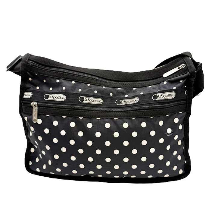 【中古】LeSportsac レスポートサック ショルダーバッグ 斜めがけ ドット柄 i0731wq0305