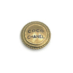 画像をギャラリービューアに読み込む, 【中古】シャネル CHANEL イヤリング 片耳用 COCO CHANEL コインモチーフ ツヤ消し ゴールド h1103oq02060
